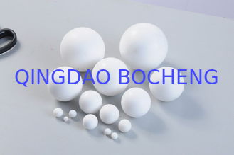 China Anti-Corrosion Polytetrafluoroethylene Balls / White PTFE Material For Sealing Parts supplier