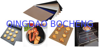 China PTFE Coated Fiberglass Cloth / High Temperature Fiberglass Tape Cooking Liner supplier