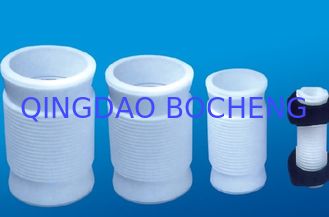 China White PTFE tube , 2.10g/cm³ PTFE Soft Joint / PTFE Material For Metal Tube supplier