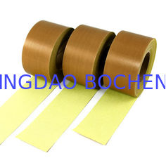 China Insulation High Temp Fiberglass Tape / Heat Resistant PTFE Glass Cloth Tape supplier