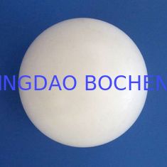 China Anti-Corrosion PTFE Balls / White PTFE Material For Sealing Parts supplier