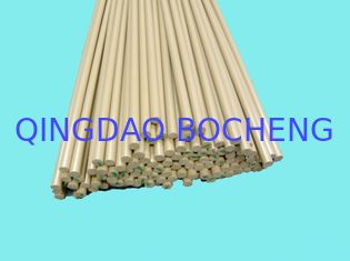 China Chemical Resistance PEEK Rods Khaki For Bushes / Metering Pumps supplier