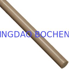 China Khaki PEEK Bar PEEK Rods High Stiffness Hardness Pump Housings supplier