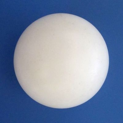 Anti-Corrosion Polytetrafluoroethylene Balls / White PTFE Material For Sealing Parts supplier