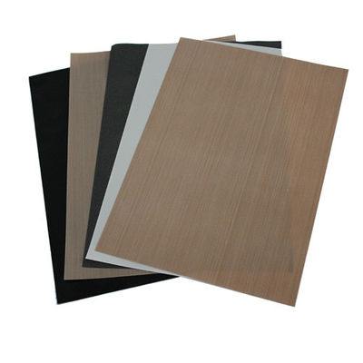 Brown PTFE Coated Fiberglass Cloth Oven Liner Sheets Heat-resistance supplier