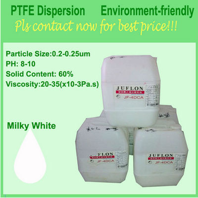 Yellowish Liquid PTFE  Dispersion With High Viscosity , Stick Metal Available supplier