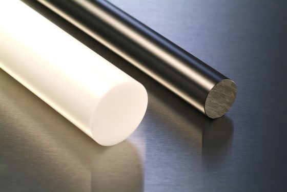 High Hardness Engineering Plastic Products , POM Delrin Rod For Automobile Industry supplier