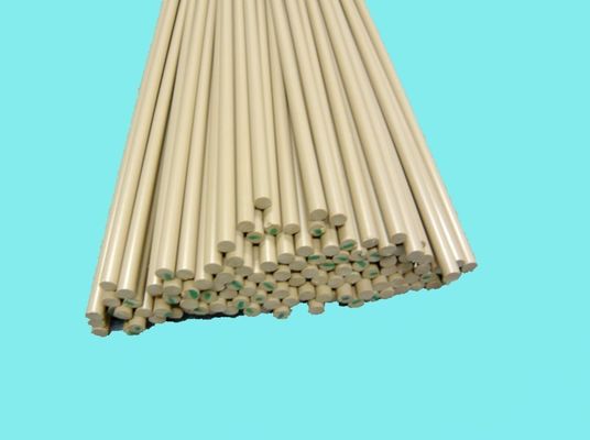 Chemical Resistance PEEK Rods Khaki For Bushes / Metering Pumps supplier