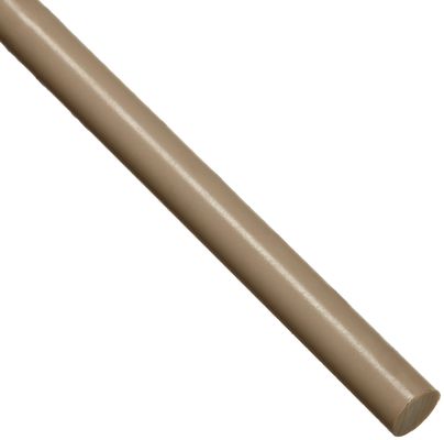 Brown Glass Filled PEEK Rods High Performance Heat Resistant supplier